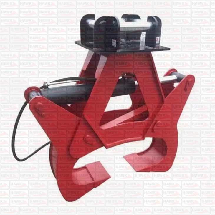 Excavator Wood Log Cracker