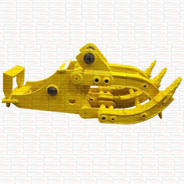 Mechanical Rock Grapple For Excavator