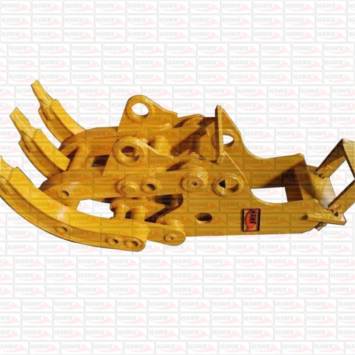 Mechanical Rock Grapple For Excavator
