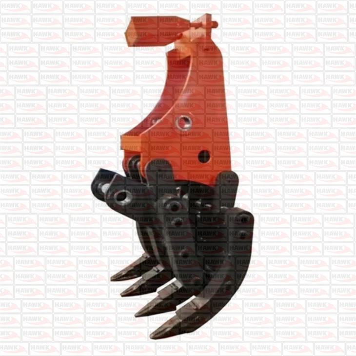Mechanical Wood Loading Grapple For Excavator