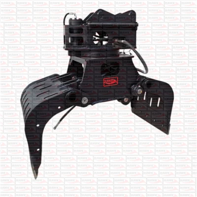 Grape hidraulice de demolare rotative montate pe excavator