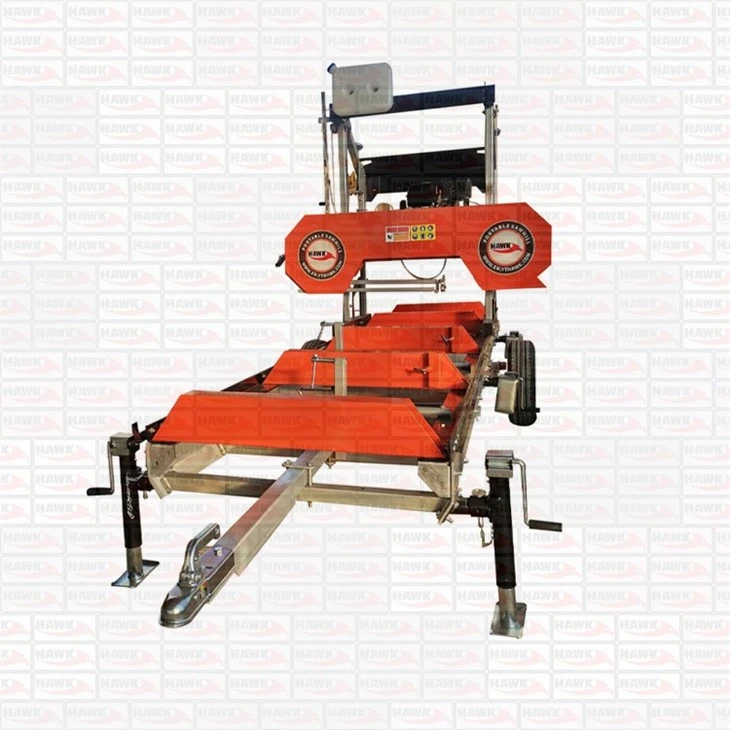 26 Inch Petrol Engine Sawmill With Trailer